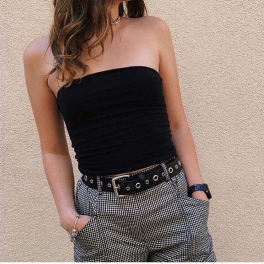 Brandy Melville Jenny Tub Top - Black - Picture 6 of 6